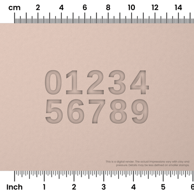 Arimo | Number Stamp Sets - Ceramind® Tools