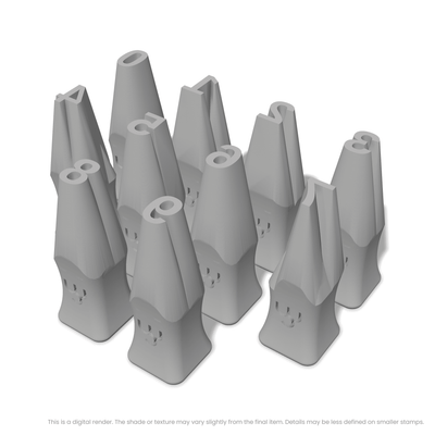 Arimo | Number Stamp Sets - Ceramind® Tools
