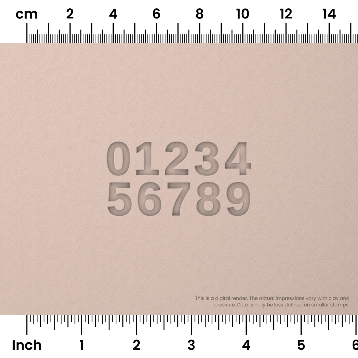 Arimo | Number Stamp Sets - Ceramind® Tools