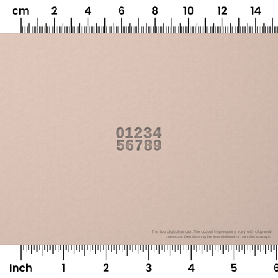 Arimo | Number Stamp Sets - Ceramind® Tools