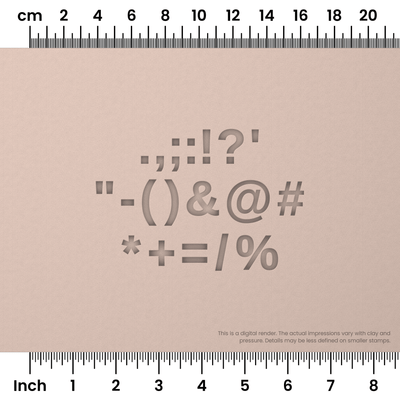 Arimo | Symbol Stamp Sets - Ceramind® Tools