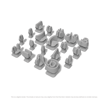 Arimo | Symbol Stamp Sets - Ceramind® Tools