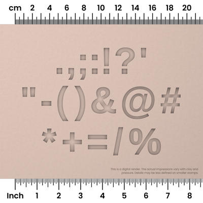 Arimo | Symbol Stamp Sets - Ceramind® Tools