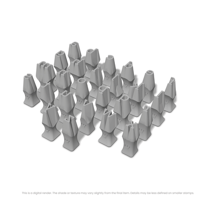 Arvo | Lowercase | Alphabet Stamp Sets - Ceramind® Tools