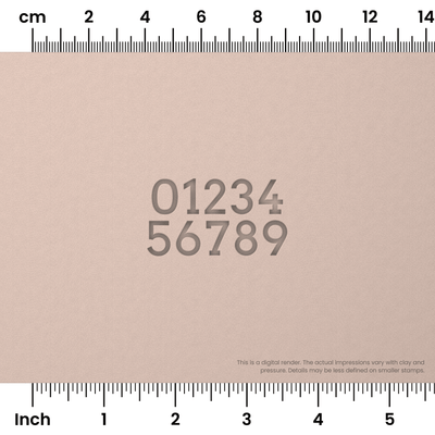 Arvo | Number Stamp Sets - Ceramind® Tools