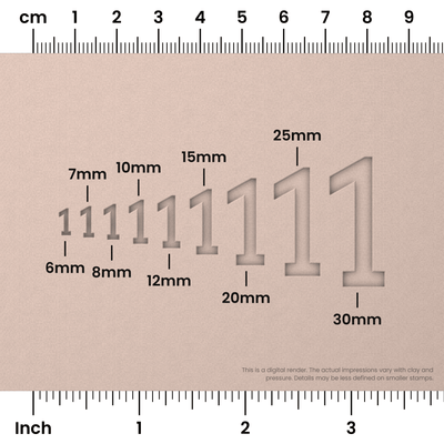 Arvo | Number Stamp Sets - Ceramind® Tools
