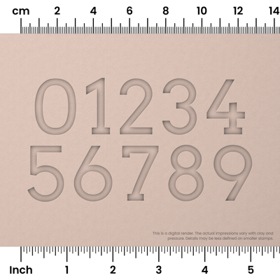 Arvo | Number Stamp Sets - Ceramind® Tools