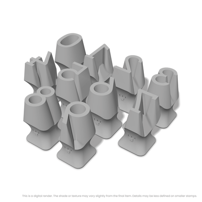 Arvo | Number Stamp Sets - Ceramind® Tools