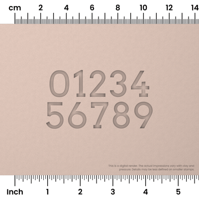 Arvo | Number Stamp Sets - Ceramind® Tools