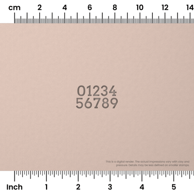 Arvo | Number Stamp Sets - Ceramind® Tools