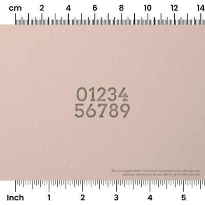Arvo | Number Stamp Sets - Ceramind® Tools