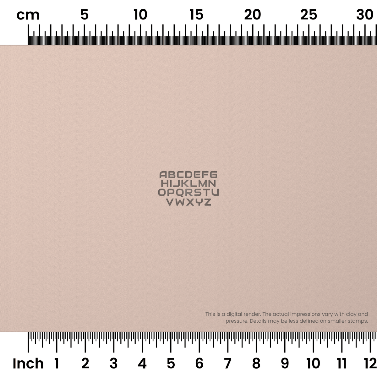 Audiowide | All Caps | Alphabet Stamp Sets - Ceramind® Tools