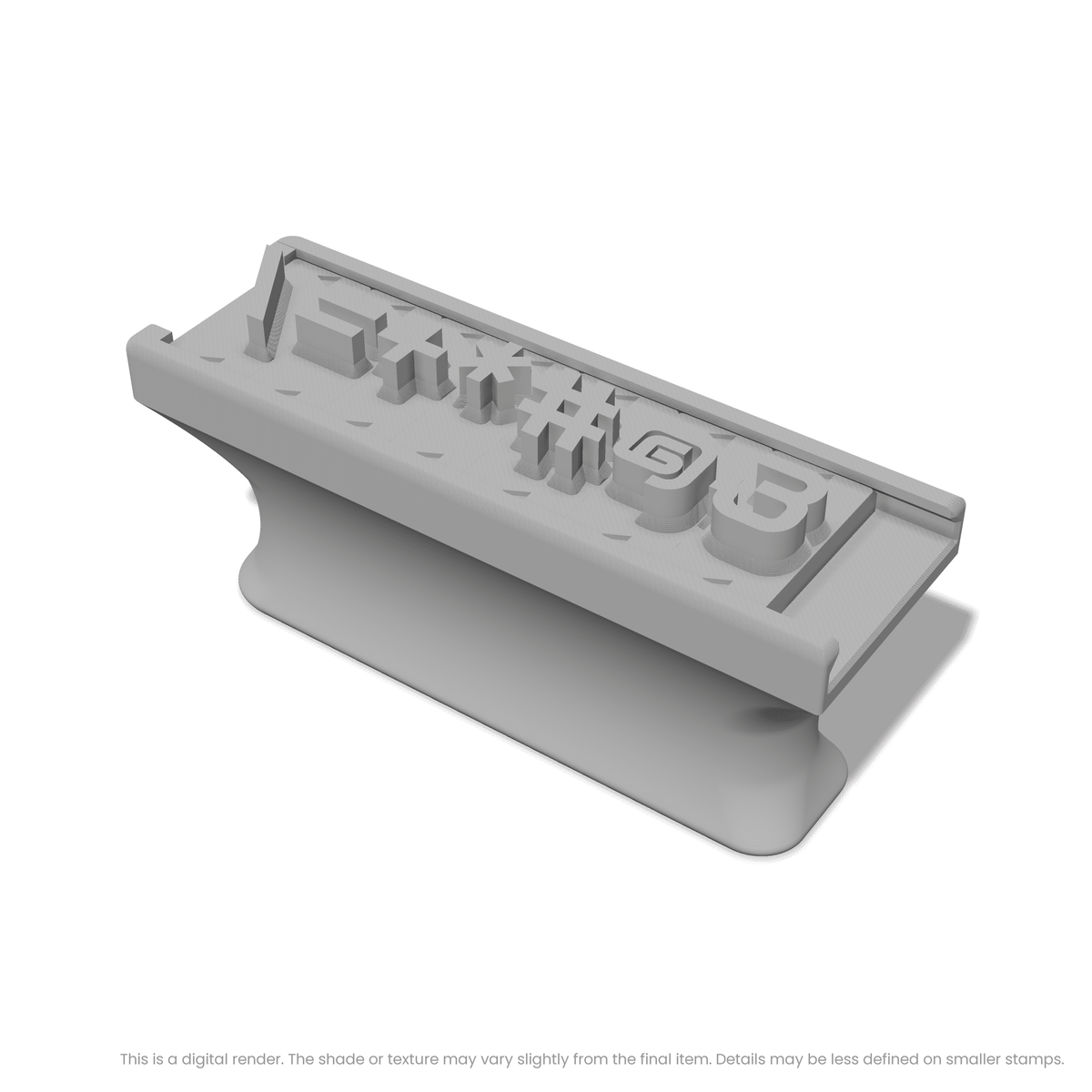Audiowide | Font Rail Stamp Sets | Letters, Numbers, and Symbols - Ceramind® Tools
