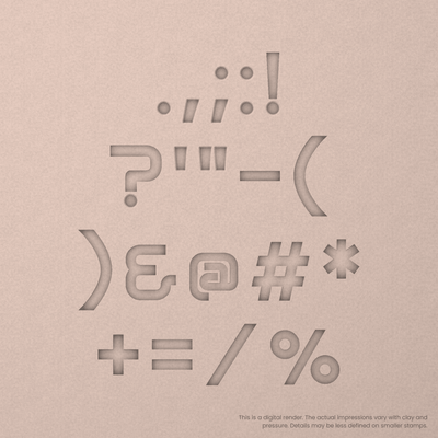 Audiowide | Font Rail Stamp Sets | Letters, Numbers, and Symbols - Ceramind® Tools