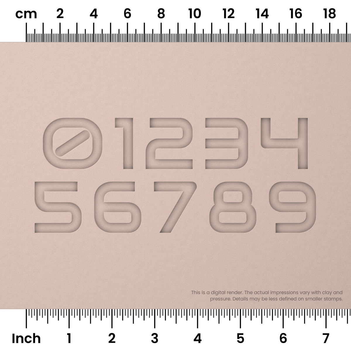 Audiowide | Number Stamp Sets - Ceramind® Tools