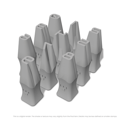 Audiowide | Number Stamp Sets - Ceramind® Tools