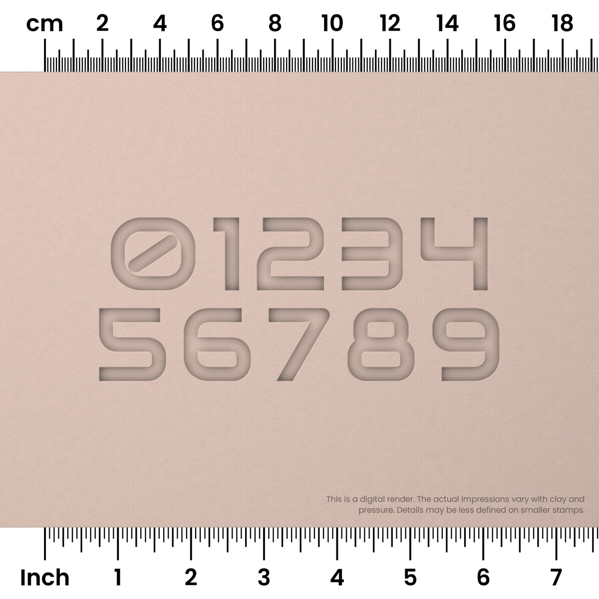 Audiowide | Number Stamp Sets - Ceramind® Tools