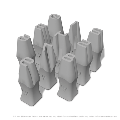 Audiowide | Number Stamp Sets - Ceramind® Tools