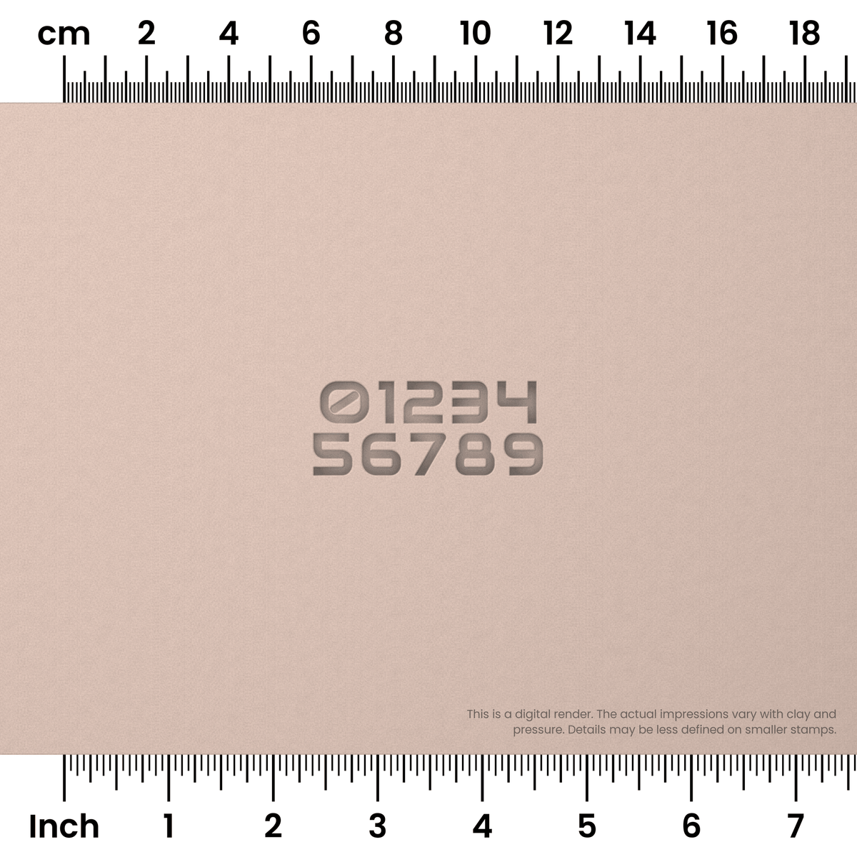 Audiowide | Number Stamp Sets - Ceramind® Tools