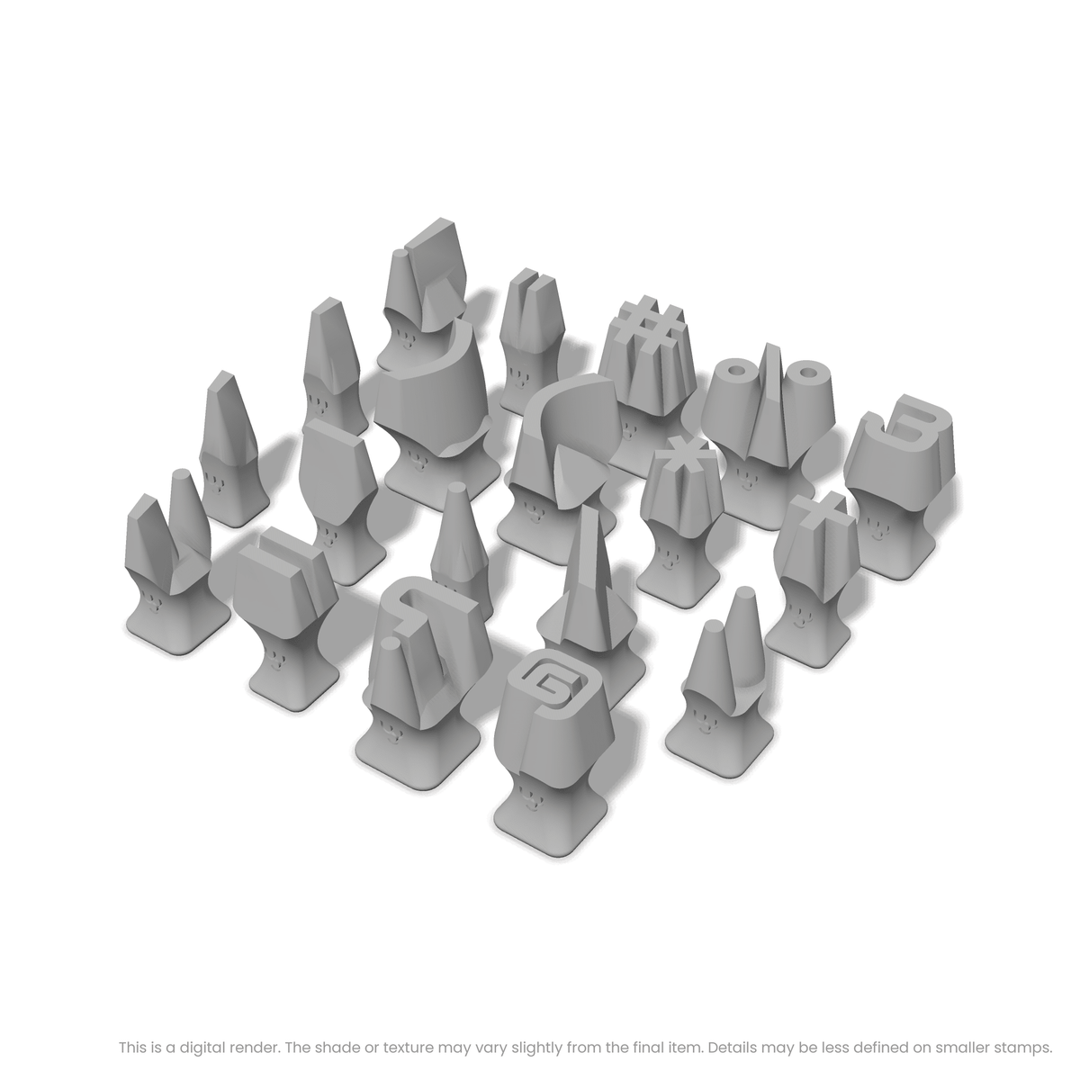 Audiowide | Symbol Stamp Sets - Ceramind® Tools
