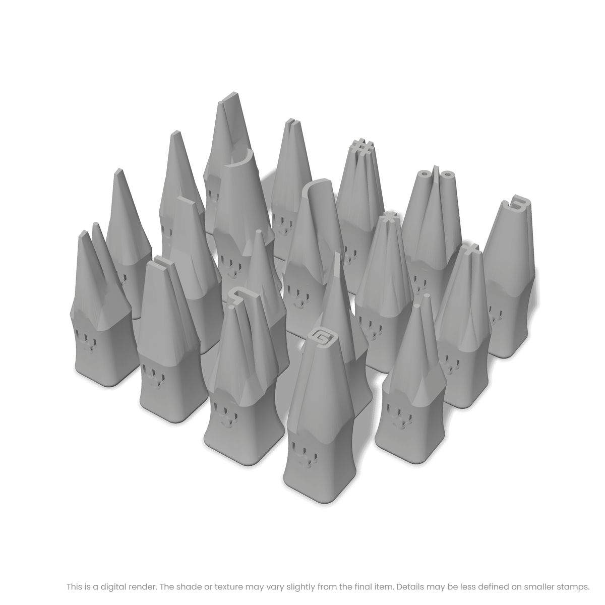 Audiowide | Symbol Stamp Sets - Ceramind® Tools