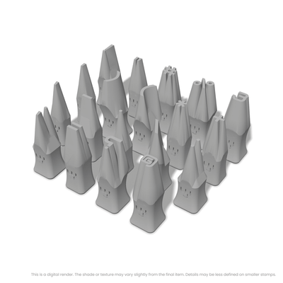 Audiowide | Symbol Stamp Sets - Ceramind® Tools