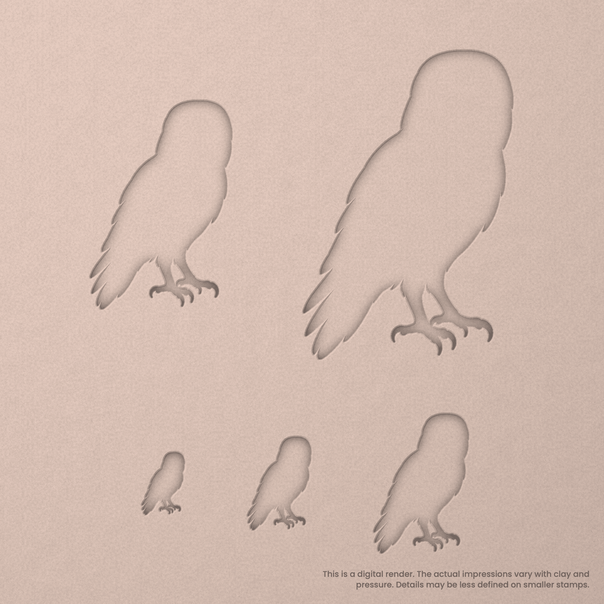 Barn Owl Stamps - Ceramind® Tools