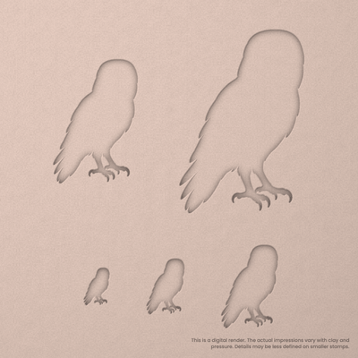 Barn Owl Stamps - Ceramind® Tools