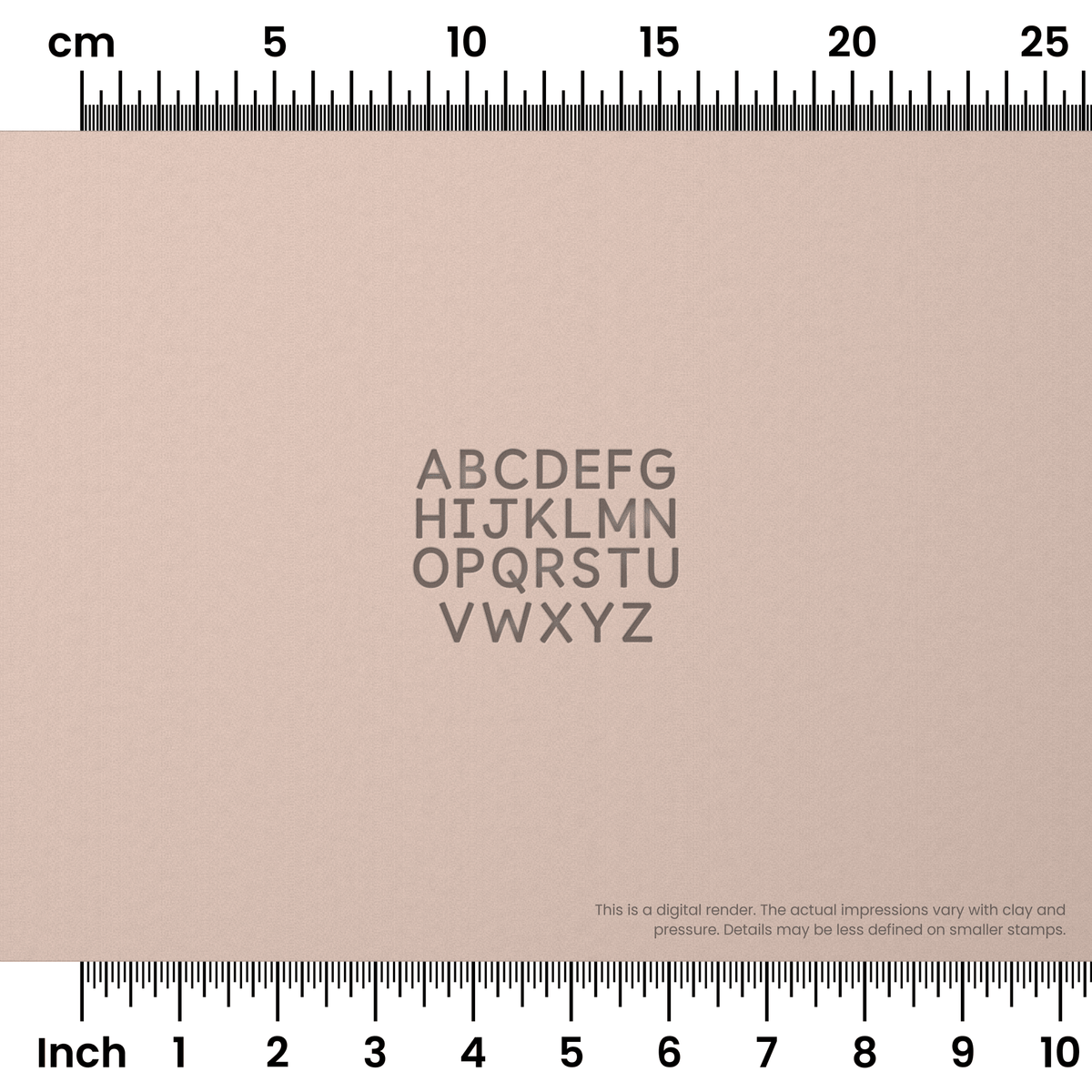 Borel | All Caps | Alphabet Stamp Sets - Ceramind® Tools