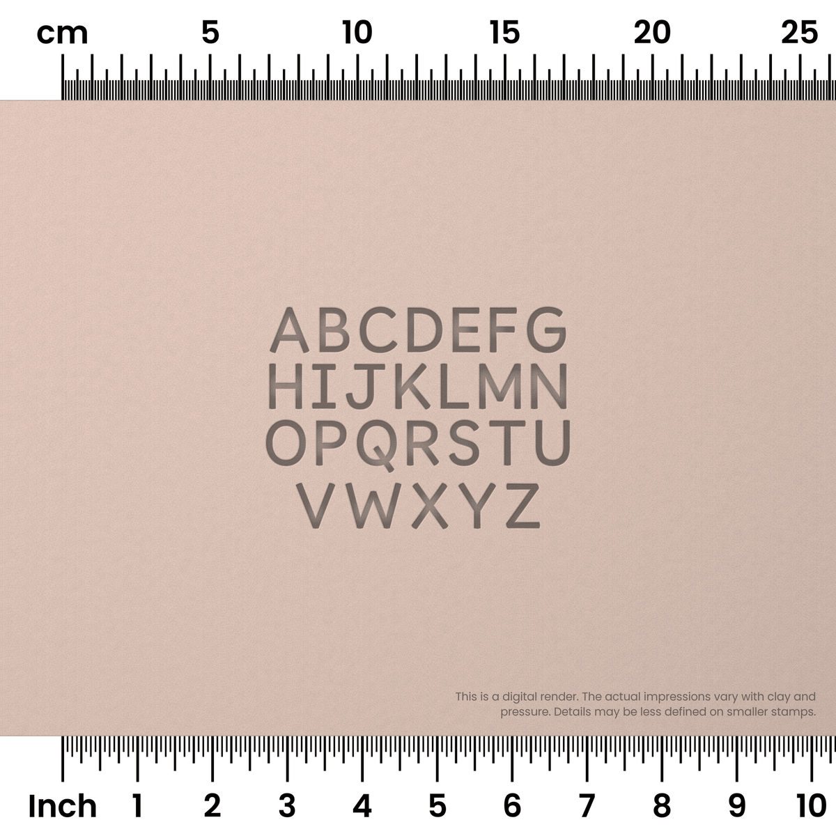 Borel | All Caps | Alphabet Stamp Sets - Ceramind® Tools