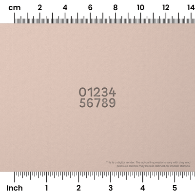 Borel | Number Stamp Sets - Ceramind® Tools