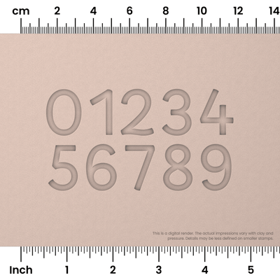Borel | Number Stamp Sets - Ceramind® Tools
