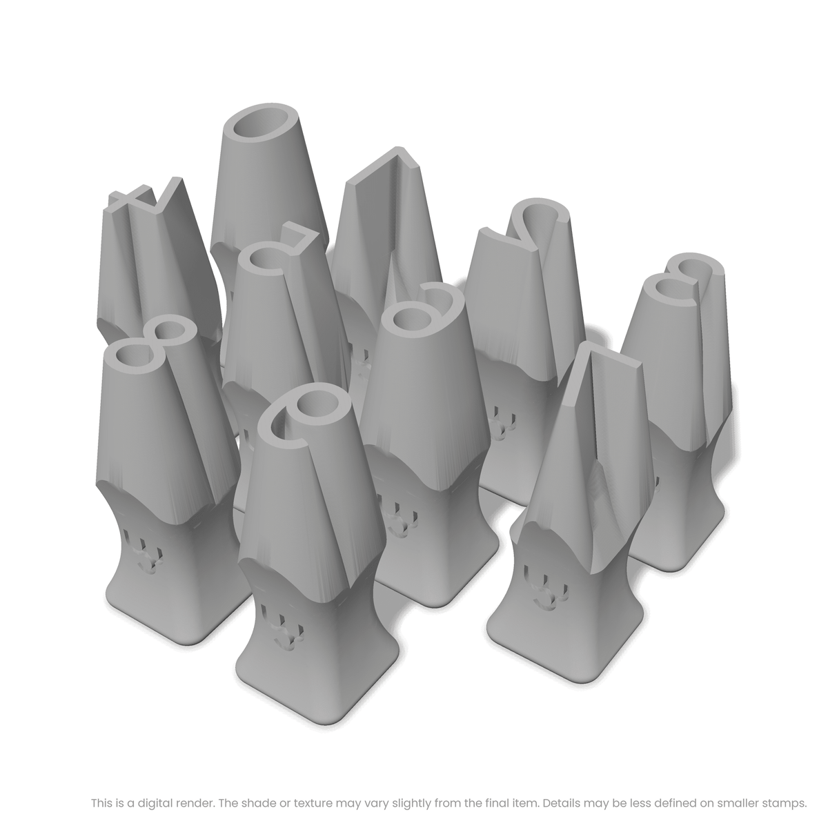 Borel | Number Stamp Sets - Ceramind® Tools