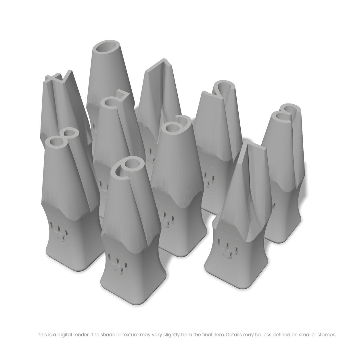 Borel | Number Stamp Sets - Ceramind® Tools