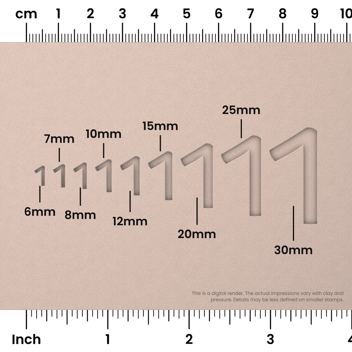 Borel | Number Stamp Sets - Ceramind® Tools