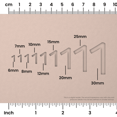 Borel | Number Stamp Sets - Ceramind® Tools