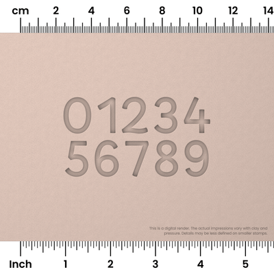 Borel | Number Stamp Sets - Ceramind® Tools