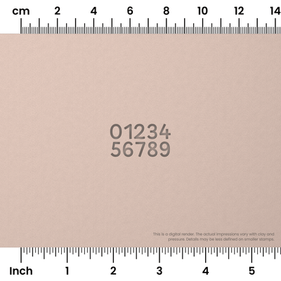 Borel | Number Stamp Sets - Ceramind® Tools