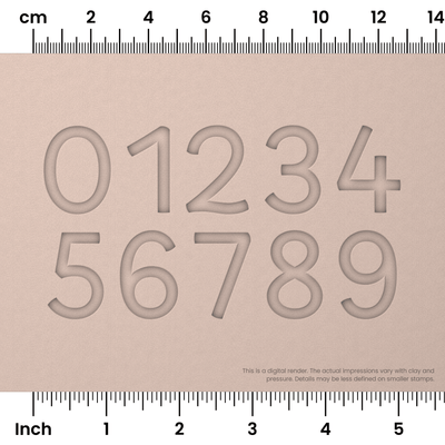 Borel | Number Stamp Sets - Ceramind® Tools
