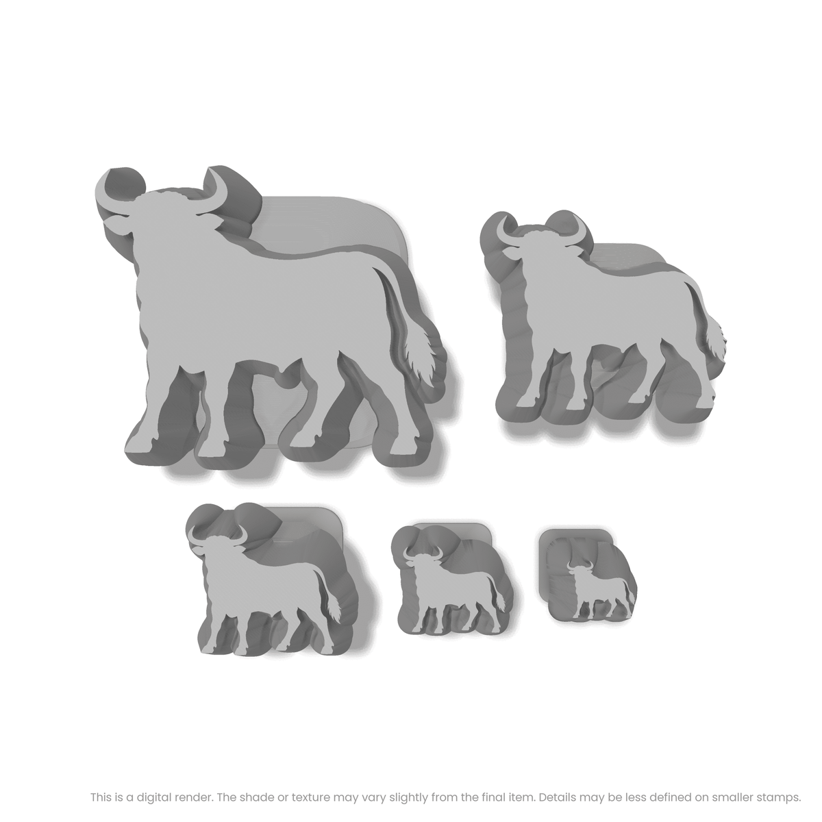 Bull Stamps - Ceramind® Tools