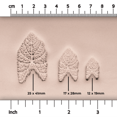 Caladium Tropisk Växtbladstämpel - Fototexturerad - Stil 1 - Ceramind® Tools