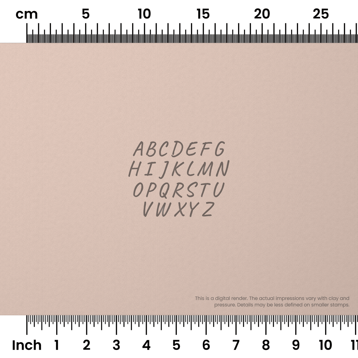 Caveat | All Caps | Alphabet Stamp Sets - Ceramind® Tools