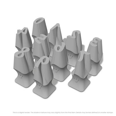 Caveat Brush | Number Stamp Sets - Ceramind® Tools