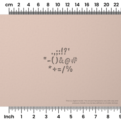 Caveat Brush | Symbol Stamp Sets - Ceramind® Tools