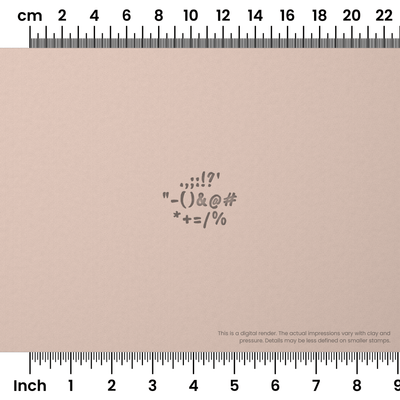 Caveat Brush | Symbol Stamp Sets - Ceramind® Tools