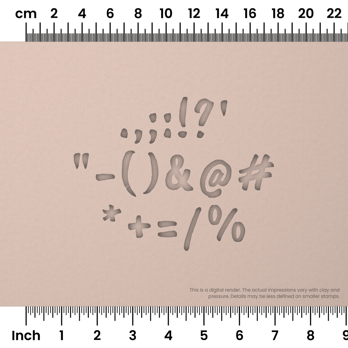 Caveat Brush | Symbol Stamp Sets - Ceramind® Tools