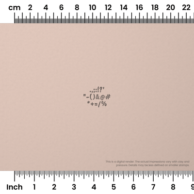 Caveat Brush | Symbol Stamp Sets - Ceramind® Tools