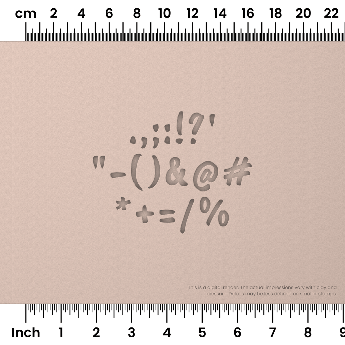 Caveat Brush | Symbol Stamp Sets - Ceramind® Tools