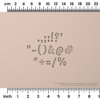 Caveat Brush | Symbol Stamp Sets - Ceramind® Tools