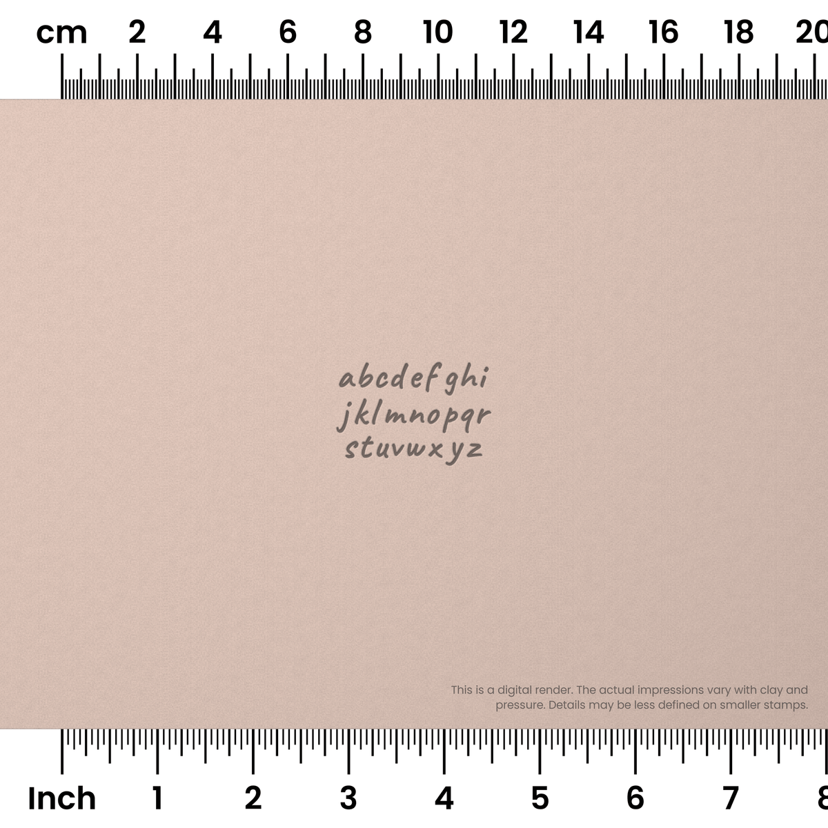 Caveat | Lowercase | Alphabet Stamp Sets - Ceramind® Tools